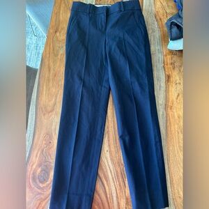 J.Crew Size 00 "Cameron" Black Structured Pants